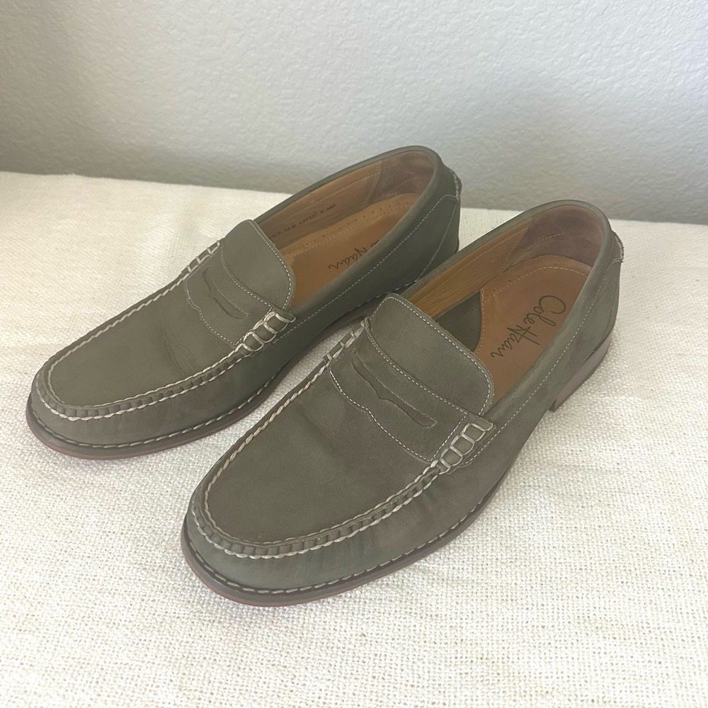 Cole Haan Olive Loafers Men’s size 10 good condition
